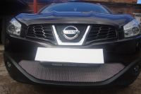 Защита радиатора Nissan Qashqai 2014- chrome без парктроников (Фото 4)