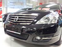 Защита радиатора Nissan Teana II 2008-2013 black (Фото 1)