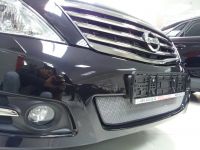 Защита радиатора Nissan Teana II 2008-2013 chrome (Фото 2)