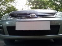 Защита радиатора Nissan Tiida 2010- black (Фото 3)