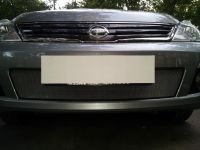 Защита радиатора Nissan Tiida 2010- chrome (Фото 3)