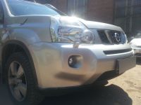 Защита радиатора Nissan X-Trail 2007-2010 black низ (Фото 2)