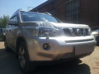 Защита радиатора Nissan X-Trail 2007-2010 chrome низ (Фото 2)