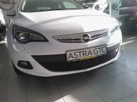 Защита радиатора Opel Astra J GTC 2010- black (Фото 2)