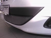 Защита радиатора Opel Astra J GTC 2010- chrome (Фото 3)
