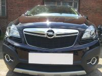 Защита радиатора Opel Mokka 2012- black верх