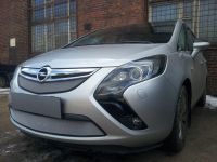 Защита радиатора Opel Zafira 2012- chrome низ (Фото 2)