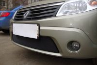Защита радиатора Renault Sandero 2010-2013 black (Фото 4)