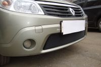 Защита радиатора Renault Sandero 2010-2013 black (Фото 6)