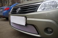 Защита радиатора Renault Sandero 2010-2013 chrome (Фото 2)