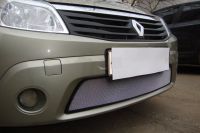Защита радиатора Renault Sandero 2010-2013 chrome (Фото 6)