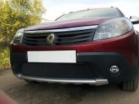 Защита радиатора Renault Sandero Stepway black (Фото 3)