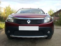 Защита радиатора Renault Sandero Stepway black (Фото 4)