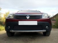 Защита радиатора Renault Sandero Stepway black (Фото 5)