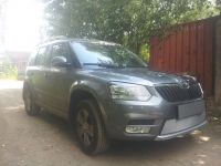 Защита радиатора Skoda Yeti Cite 2014- chrome (Фото 2)