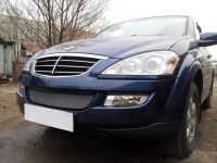 Защита радиатора Ssang Yong Kyron с 2006- chrome (Фото 3)