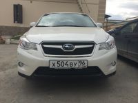 Защита радиатора Subaru XV 2012- black (Фото 1)