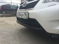 Защита радиатора Subaru XV 2012- black (Фото 3)