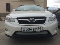 Защита радиатора Subaru XV 2012- chrome (Фото 1)