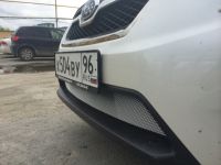 Защита радиатора Subaru XV 2012- chrome (Фото 4)