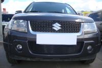 Защита радиатора Suzuki Grand Vitara 2008-2012 black (Фото 1)