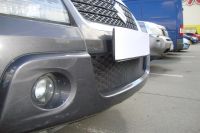 Защита радиатора Suzuki Grand Vitara 2008-2012 black (Фото 3)