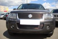 Защита радиатора Suzuki Grand Vitara 2008-2012 black (Фото 5)