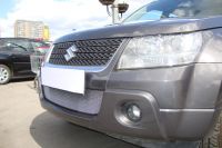 Защита радиатора Suzuki Grand Vitara 2008-2012 chrome (Фото 2)