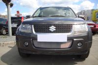 Защита радиатора Suzuki Grand Vitara 2008-2012 chrome (Фото 3)