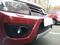 Защита радиатора Suzuki Grand Vitara 2012- black (Фото 3)