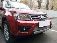 Защита радиатора Suzuki Grand Vitara 2012- chrome (Фото 1)