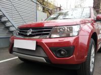 Защита радиатора Suzuki Grand Vitara 2012- chrome (Фото 3)