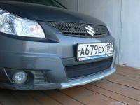 Защита радиатора Suzuki SX4 hb 2006-2010 black (Фото 1)