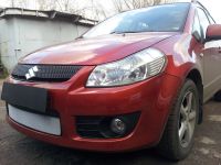 Защита радиатора Suzuki SX4 hb 2006-2010 chrome (Фото 1)