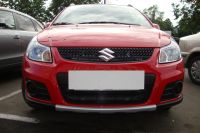 Защита радиатора Suzuki SX4 hb 2011- рестайлинг black