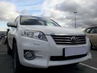 Защита радиатора Toyota Rav 4 2013- black верх (Фото 3)