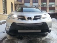 Защита радиатора Toyota Rav 4 (Комфорт,Элеганс, Престиж) 2013- chrome низ (Фото 2)