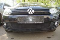 Защита радиатора Volkswagen Golf VI black (Фото 5)