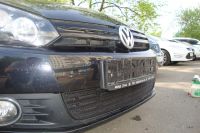 Защита радиатора Volkswagen Golf VI black (Фото 6)