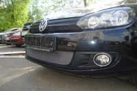 Защита радиатора Volkswagen Golf VI chrome (Фото 3)