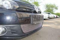 Защита радиатора Volkswagen Golf VI chrome (Фото 4)