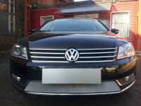 Защита радиатора Volkswagen Passat B7 chrome (Фото 1)