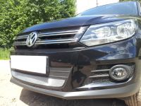 Защита радиатора Volkswagen Tiguan Sport&Style 2012- chrome (Фото 2)
