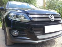 Защита радиатора Volkswagen Tiguan Sport&Style 2012- chrome (Фото 3)