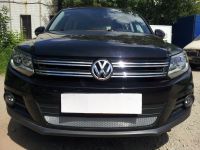 Защита радиатора Volkswagen Tiguan Sport&Style 2012- chrome (Фото 4)