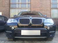 Защита радиатора BMW X5 c 2006-2013 black PREMIUM (Фото 4)