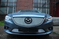 Защита радиатора Mazda 6 2013- chrome низ (Фото 1)