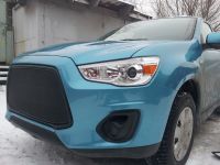 Защита радиатора Mitsubishi ASX (2 шт) 2013- black (Фото 11)