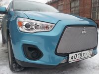 Защита радиатора Mitsubishi ASX (2 шт) 2013- chrome (Фото 2)