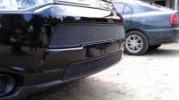 Защита радиатора Mitsubishi Outlander III 2012- (2 шт) black (Фото 4)